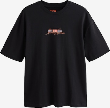 Next Shirt in Black: front