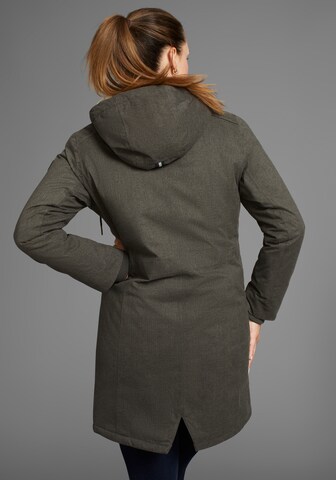 POLARINO Winterparka in Grün
