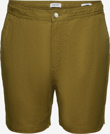 ESPRIT Regular Broek in Groen: voorkant