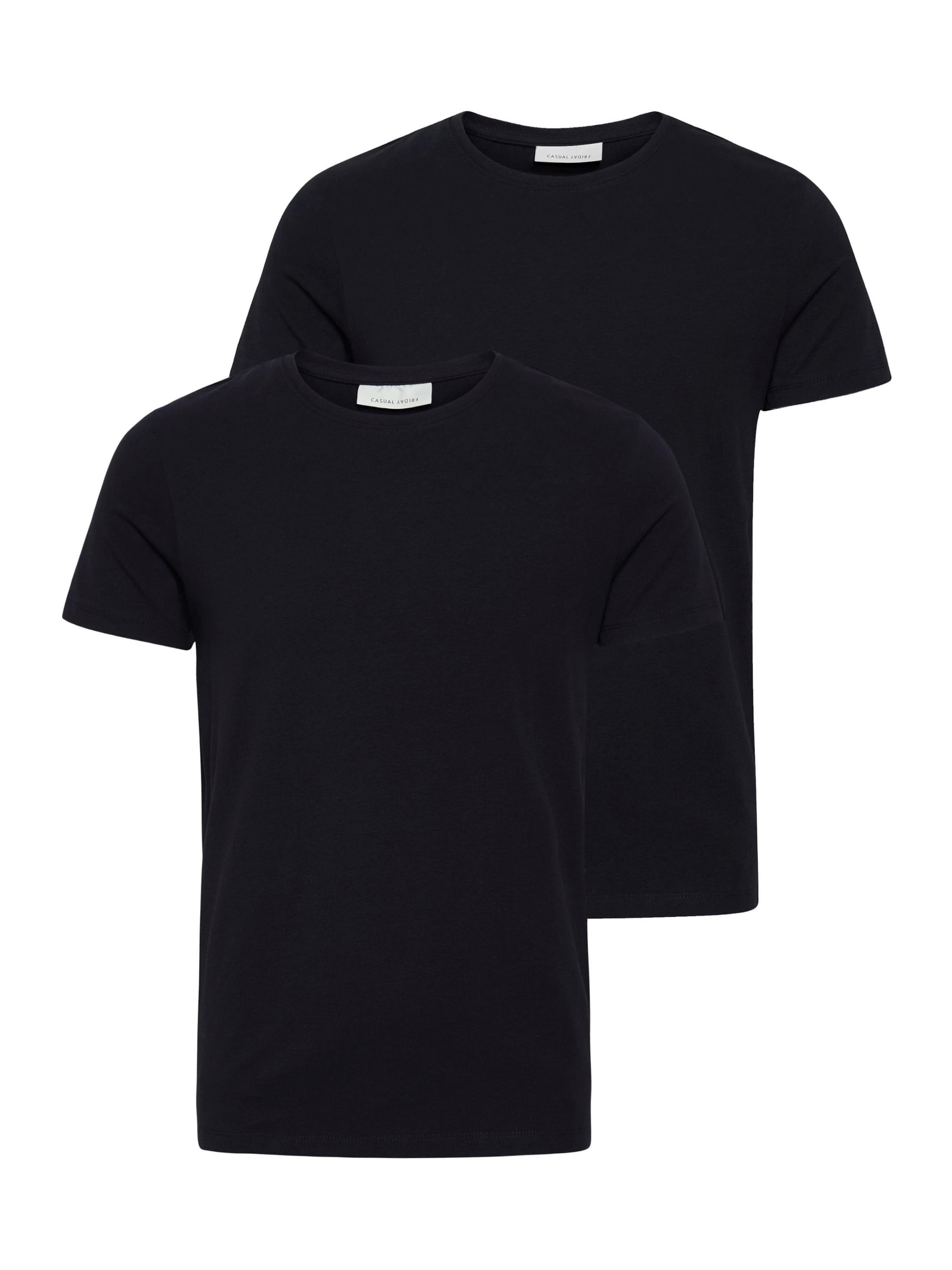 Casual Friday Shirt ' CFDavide ' in Black: front