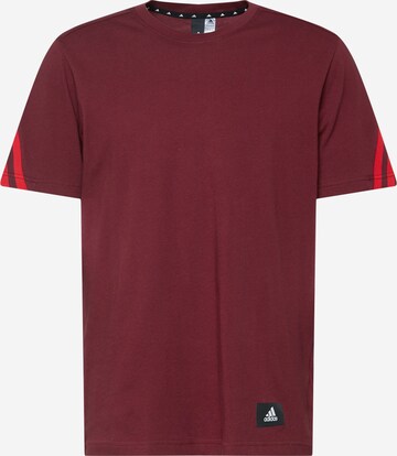 ADIDAS SPORTSWEAR - Camiseta funcional en rojo: frente