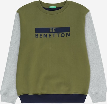 UNITED COLORS OF BENETTON Bluza w kolorze zielony: przód
