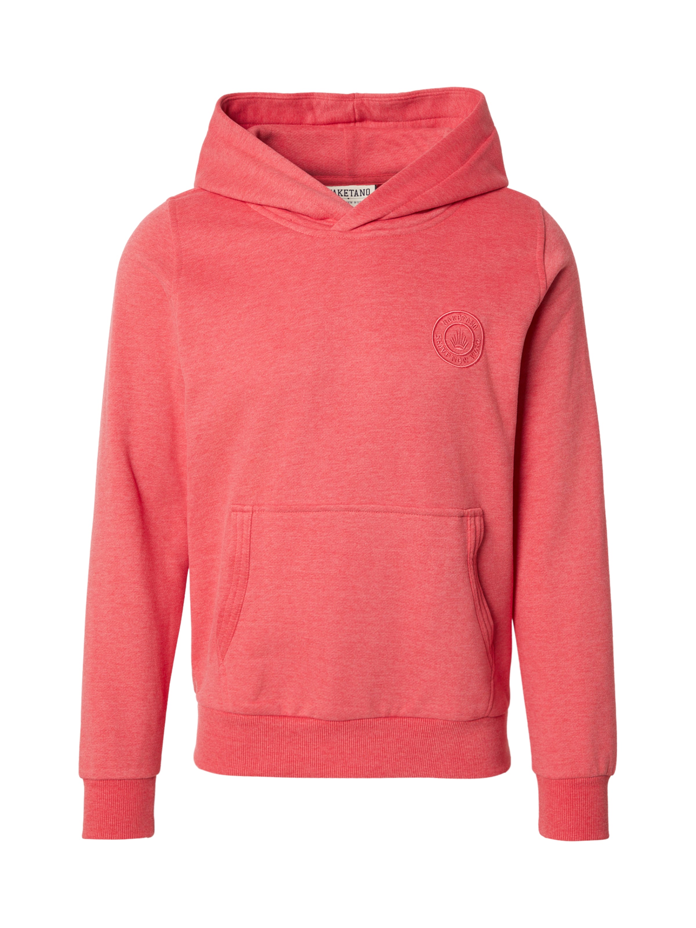 Sweat-shirt naketano en rouge : devant
