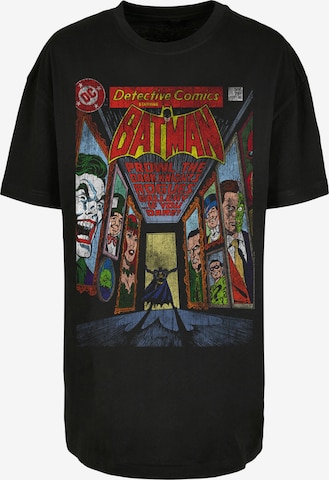 Maglietta 'Batman Superheld Comic Rogues Gallery Cover' di F4NT4STIC in nero: frontale