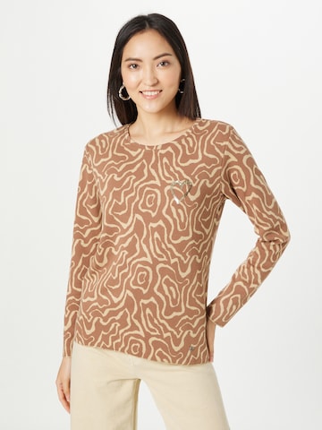 Key Largo Sweater 'FUNK' in Brown: front