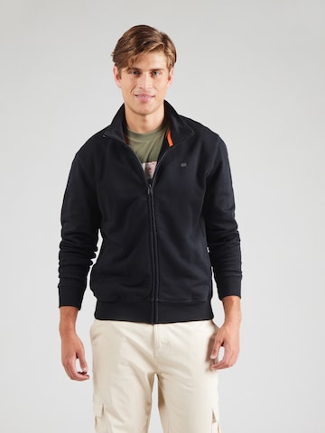 NAPAPIJRI - Sudadera con cremallera 'B-NEDLES' en negro: frente