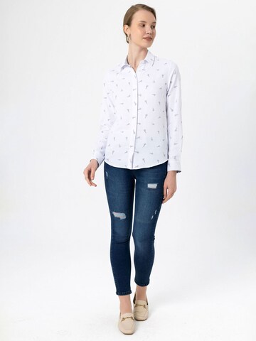 Camicia da donna di Dandalo in bianco