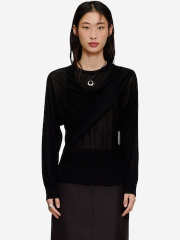 Adolfo Dominguez - Pullover em preto: frente