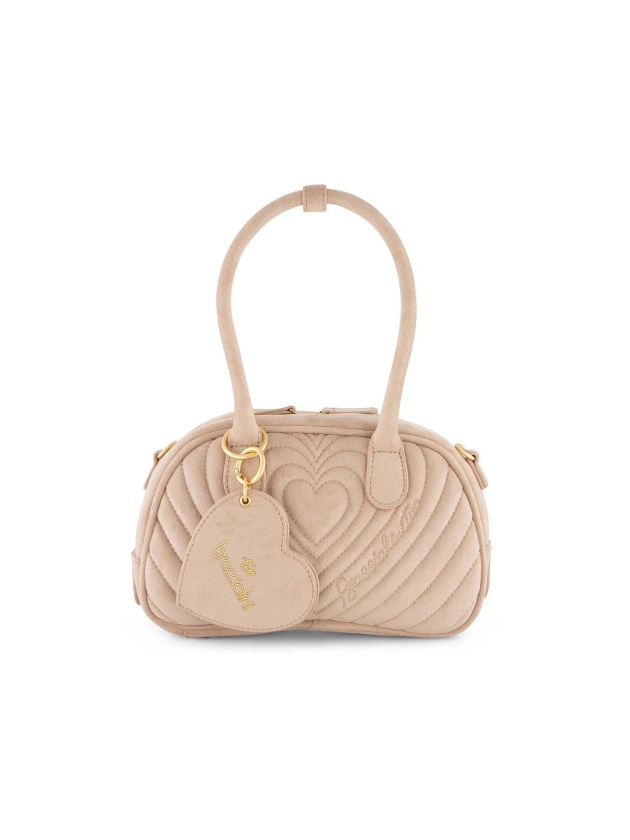 Braccialini - Bolso de mano 'Beth Matelassé' en rosa: frente