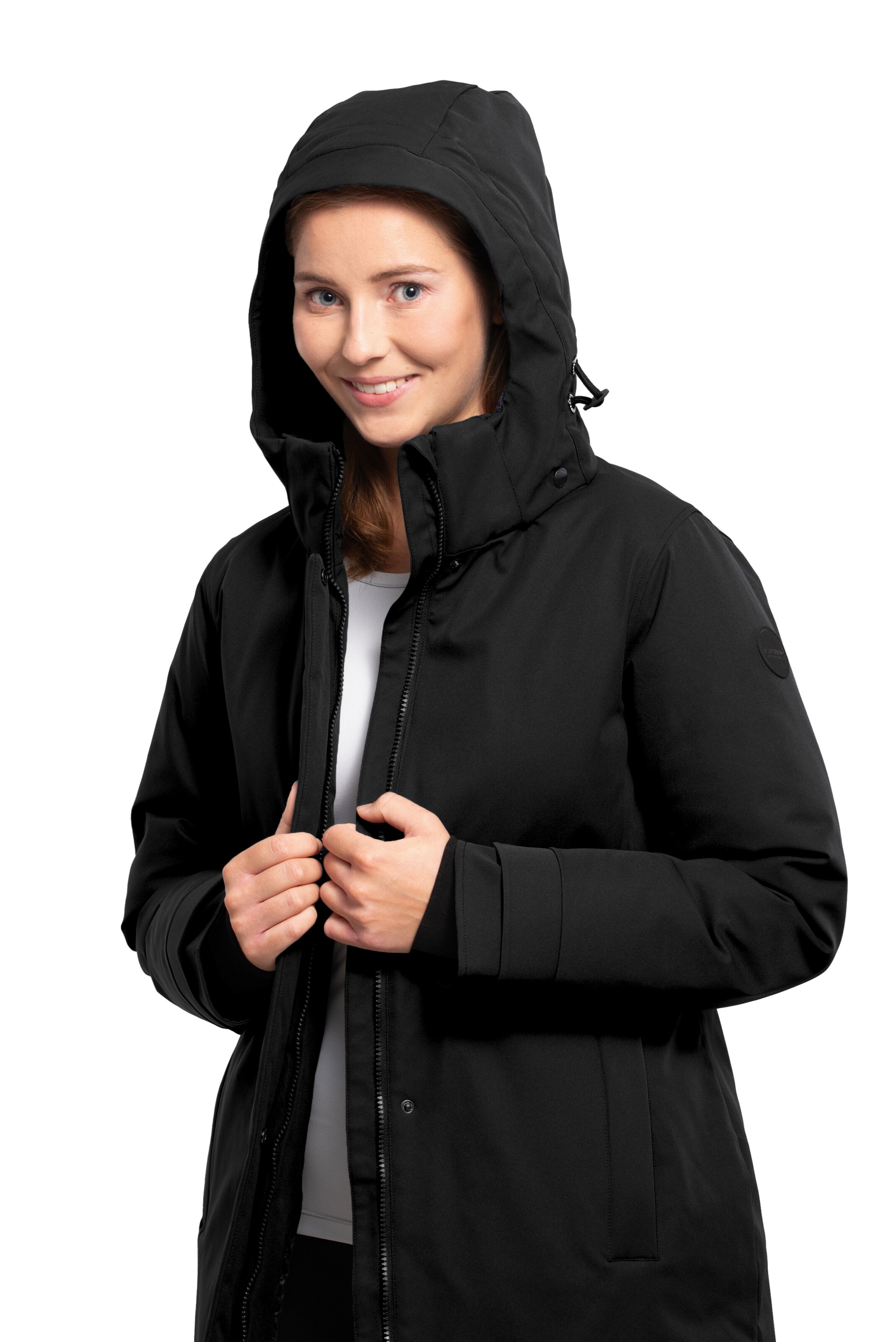 ICEPEAK Functionele mantel 'Pulteney' in Zwart