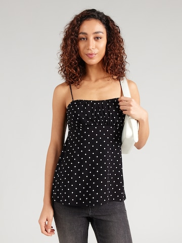 HOLLISTER Top in Zwart: voorkant