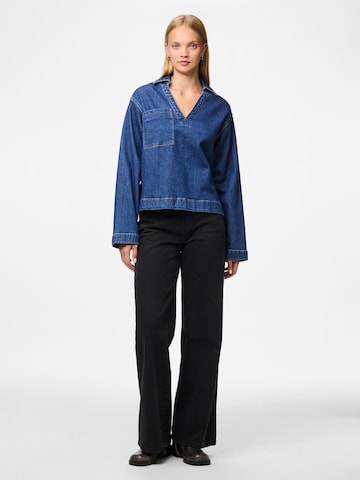 PIECES - Blusa 'PCSILKE' en azul