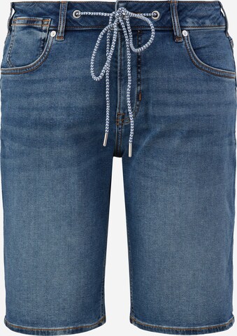 s.Oliver Men Big Sizes Slim fit Jeans in Blue: front