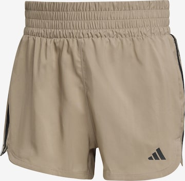 Pantalon de sport 'PACER' ADIDAS PERFORMANCE en marron : devant