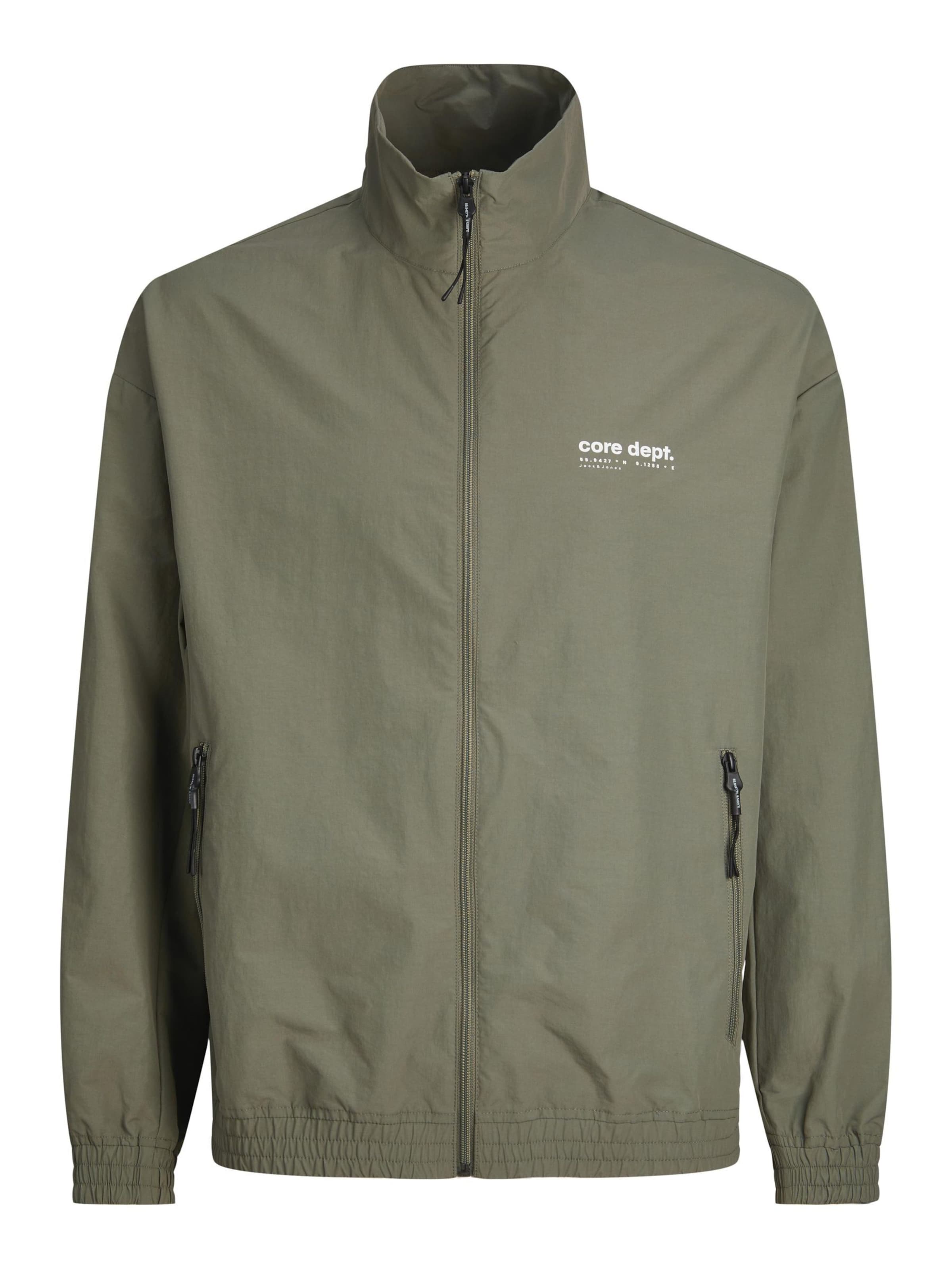 JACK & JONES - Chaqueta de entretiempo en marrón: frente