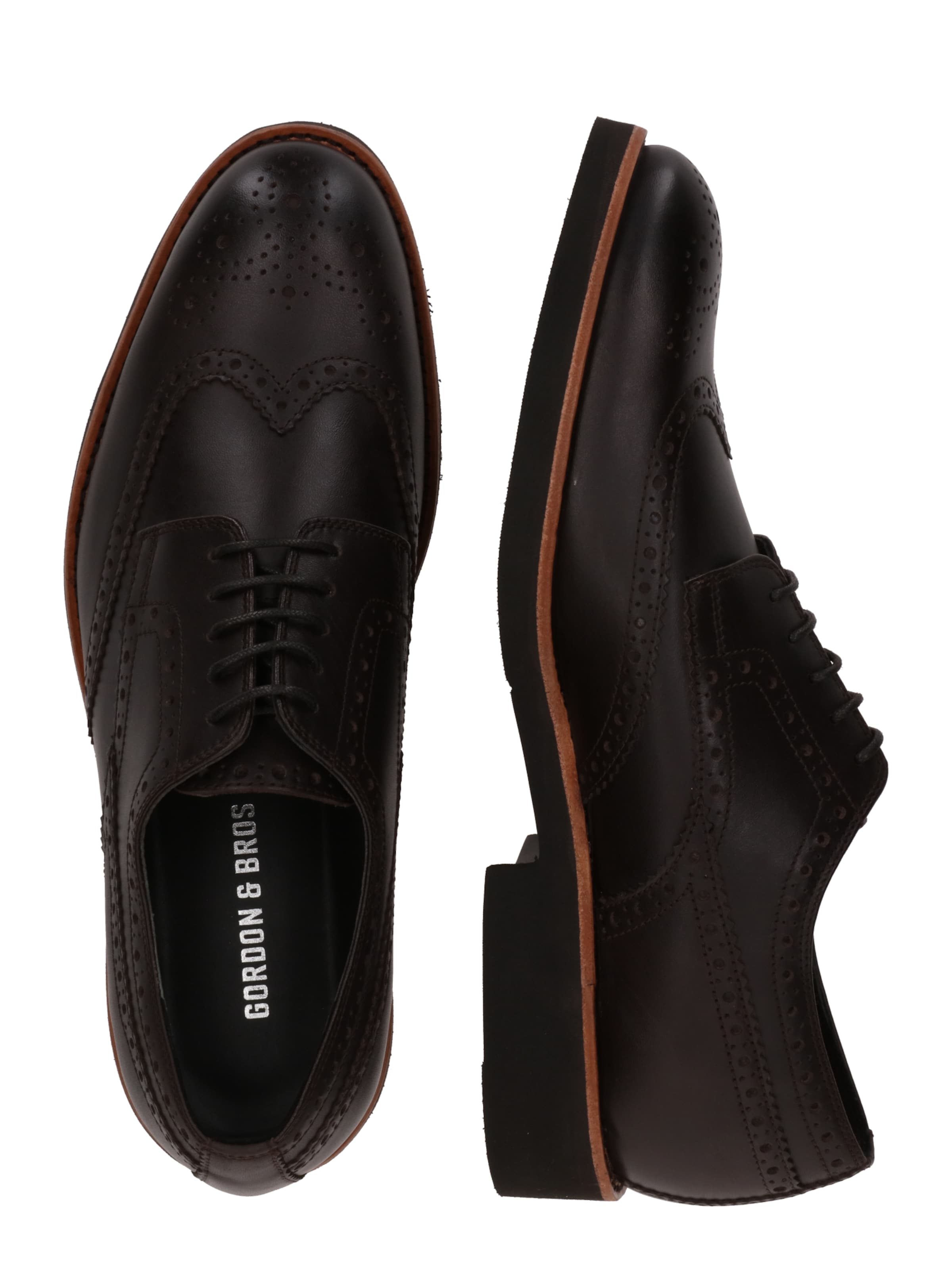 Gordon & Bros Lace-up shoe 'German' in Brown