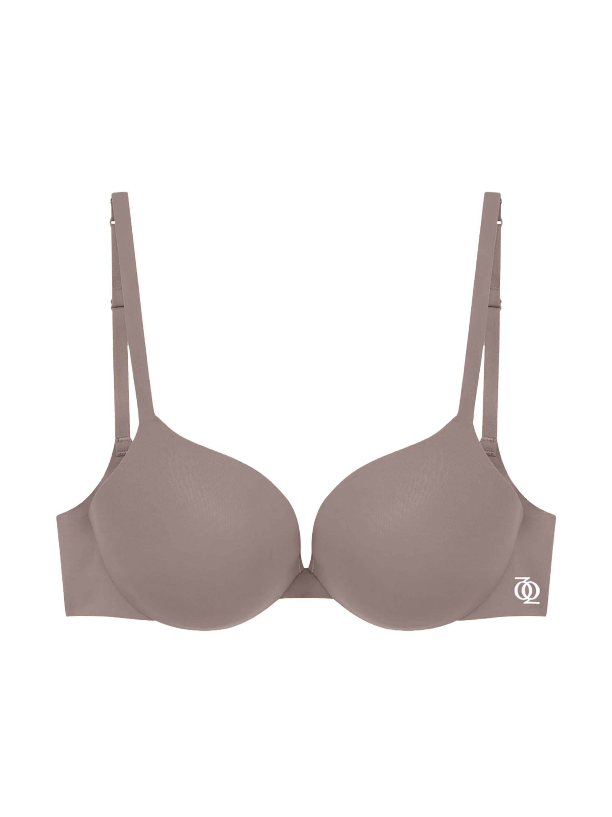 GOD SAVE QUEENS Push-up Biustonosz 'Second Skin Ultimate Push-Up Bra' w kolorze brązowy: przód