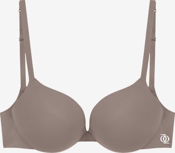 GOD SAVE QUEENS Biustonosz 'Second Skin Ultimate Push-Up Bra' w kolorze brązowy: przód