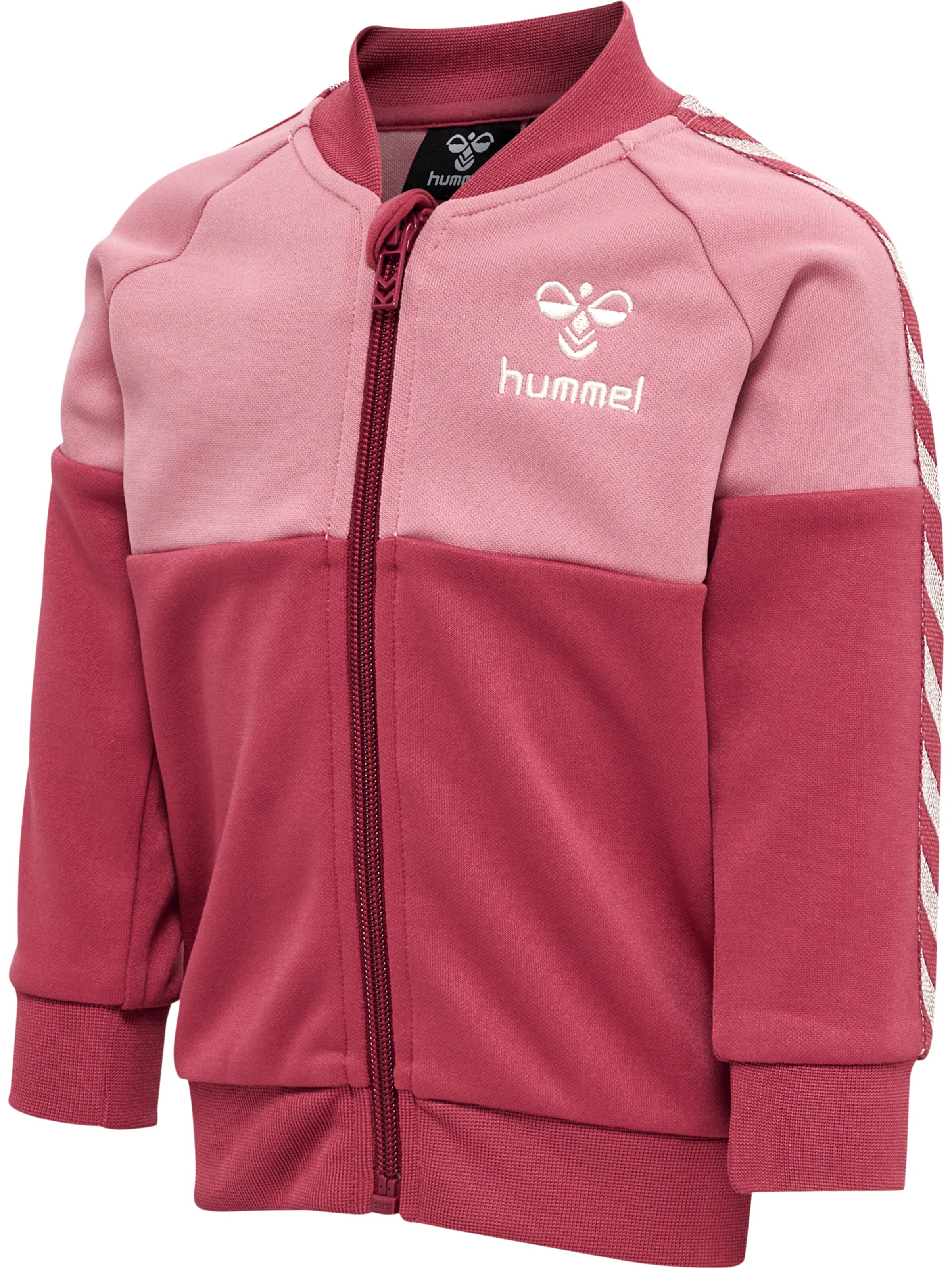 Hummel Sports sweat jacket in Red