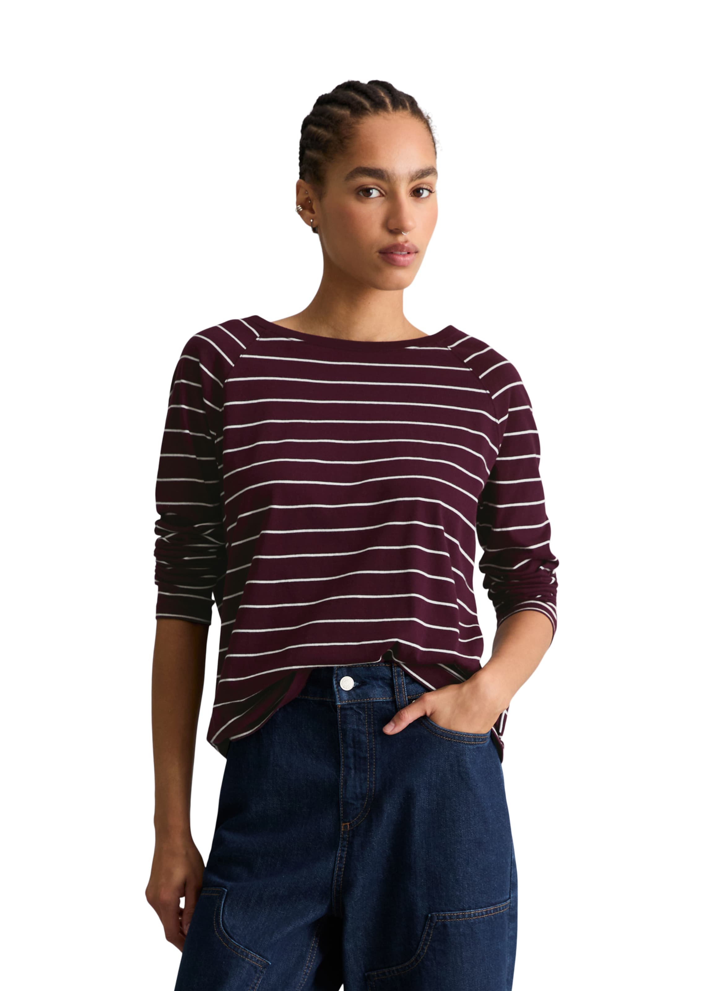 Marc O'Polo DENIM Shirt in Rot: Vorderseite