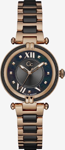 Gc Analog Watch 'CableChic' in Black: front