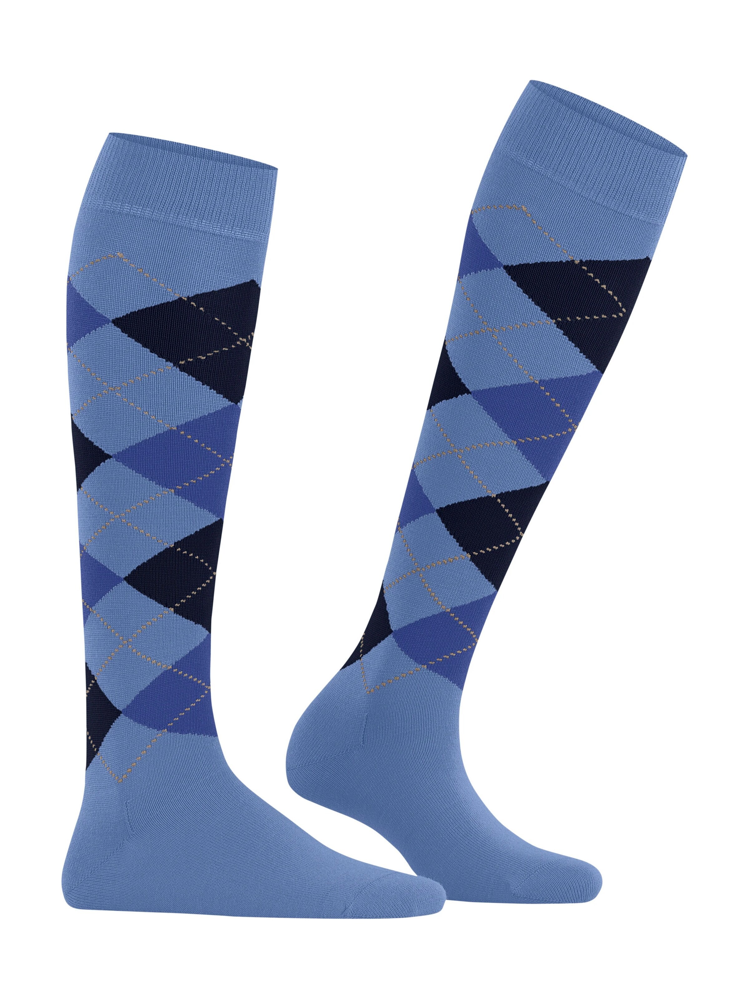 BURLINGTON Overknee Strümpfe 'Marylebone'‌‌‌‌ in Blau
