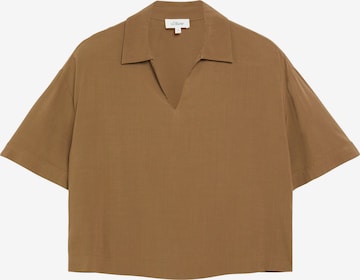 s.Oliver Bluse in Braun: Vorderseite