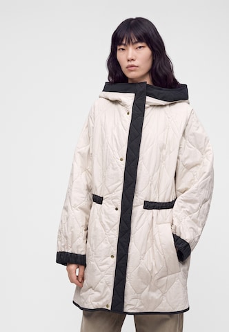 Weekend Max Mara Ανοιξιάτικο ή φθινοπωρινό παρκά 'WKDALCAMO' σε μαύρο