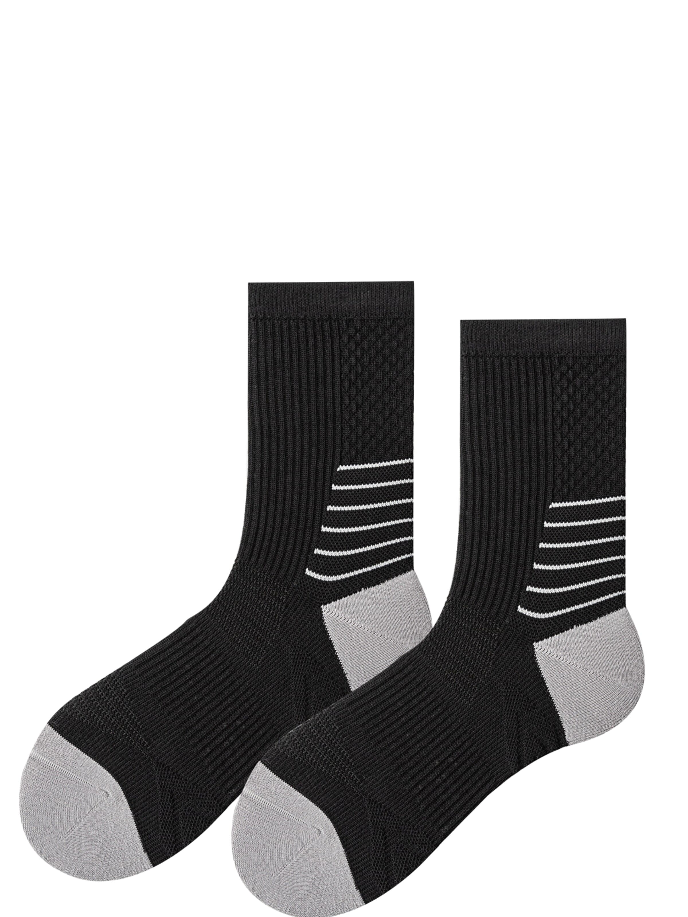 Millo Sportsocken 'Sport Vibe' in Schwarz: Vorderseite