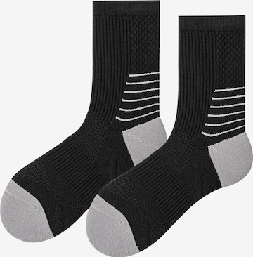 Millo Sportsocken 'Sport Vibe' in Schwarz: Vorderseite