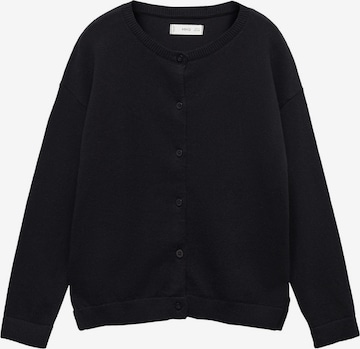 MANGO KIDS Knit Cardigan 'EMMA5' in Black: front