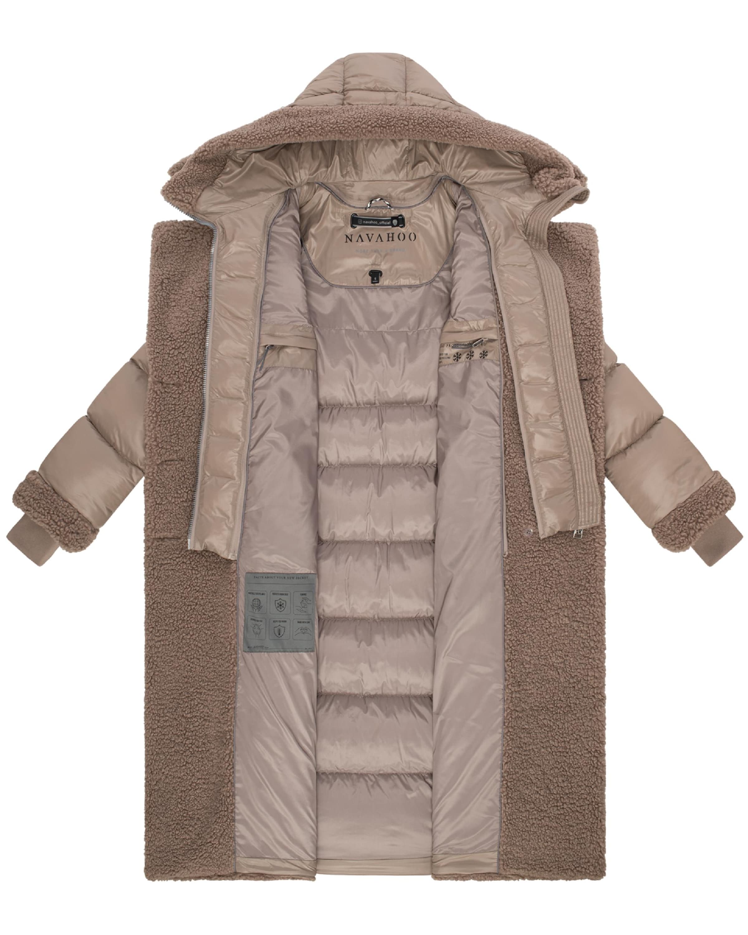 Cappotto invernale 'Kuscheltraum 14' di NAVAHOO in marrone