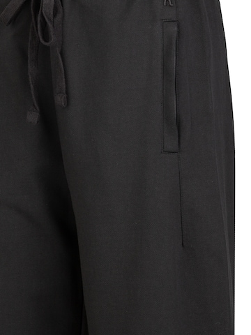 REPLAY Wide leg Broek 'FELPA' in Zwart