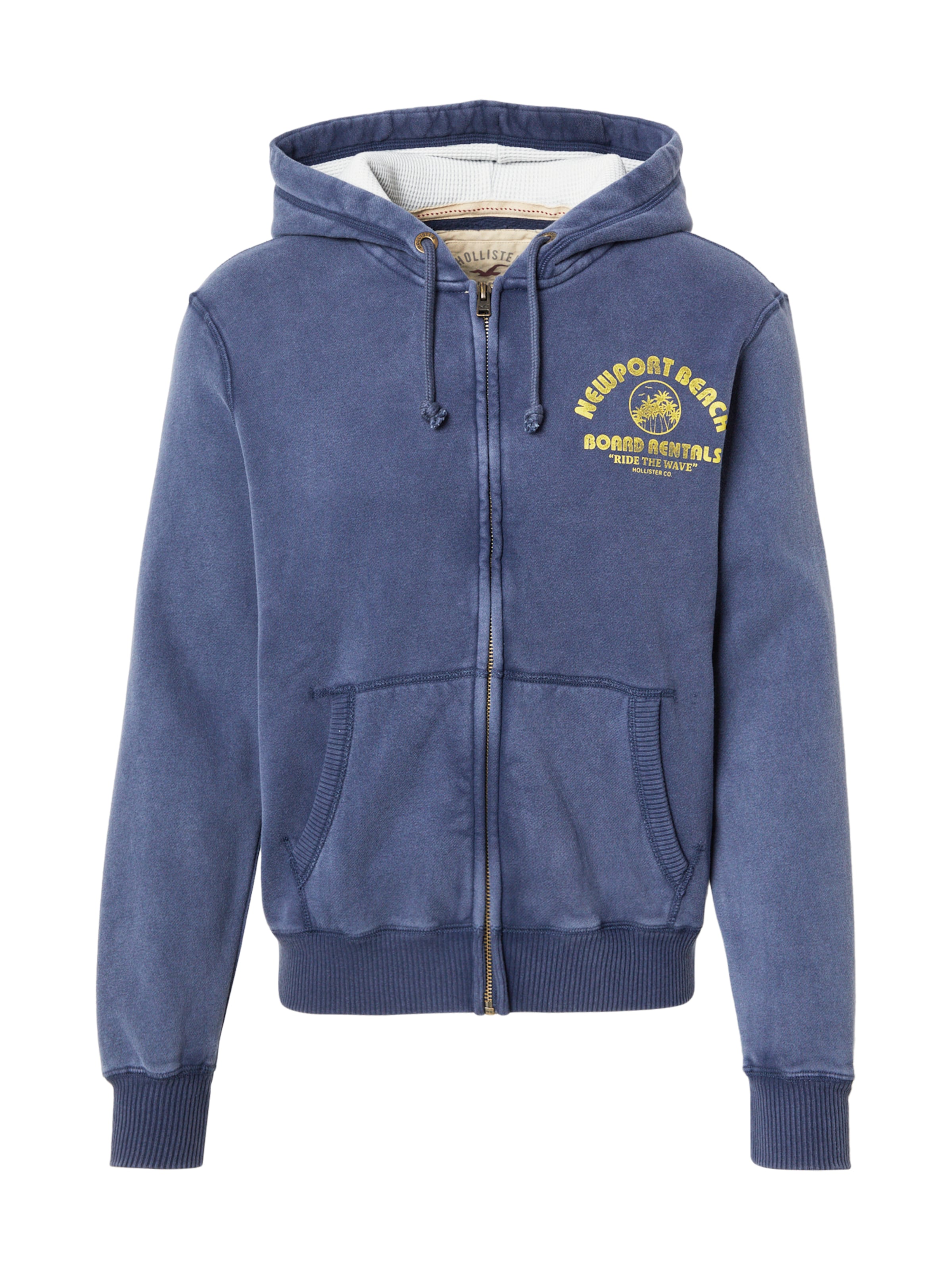 Hanorac de la HOLLISTER pe albastru: față