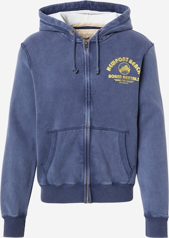 HOLLISTER - Casaco em moletão em azul: frente