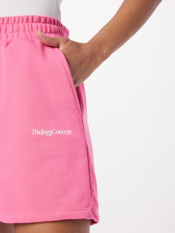 Regular Pantalon 'SAFINE' The Jogg Concept en rose