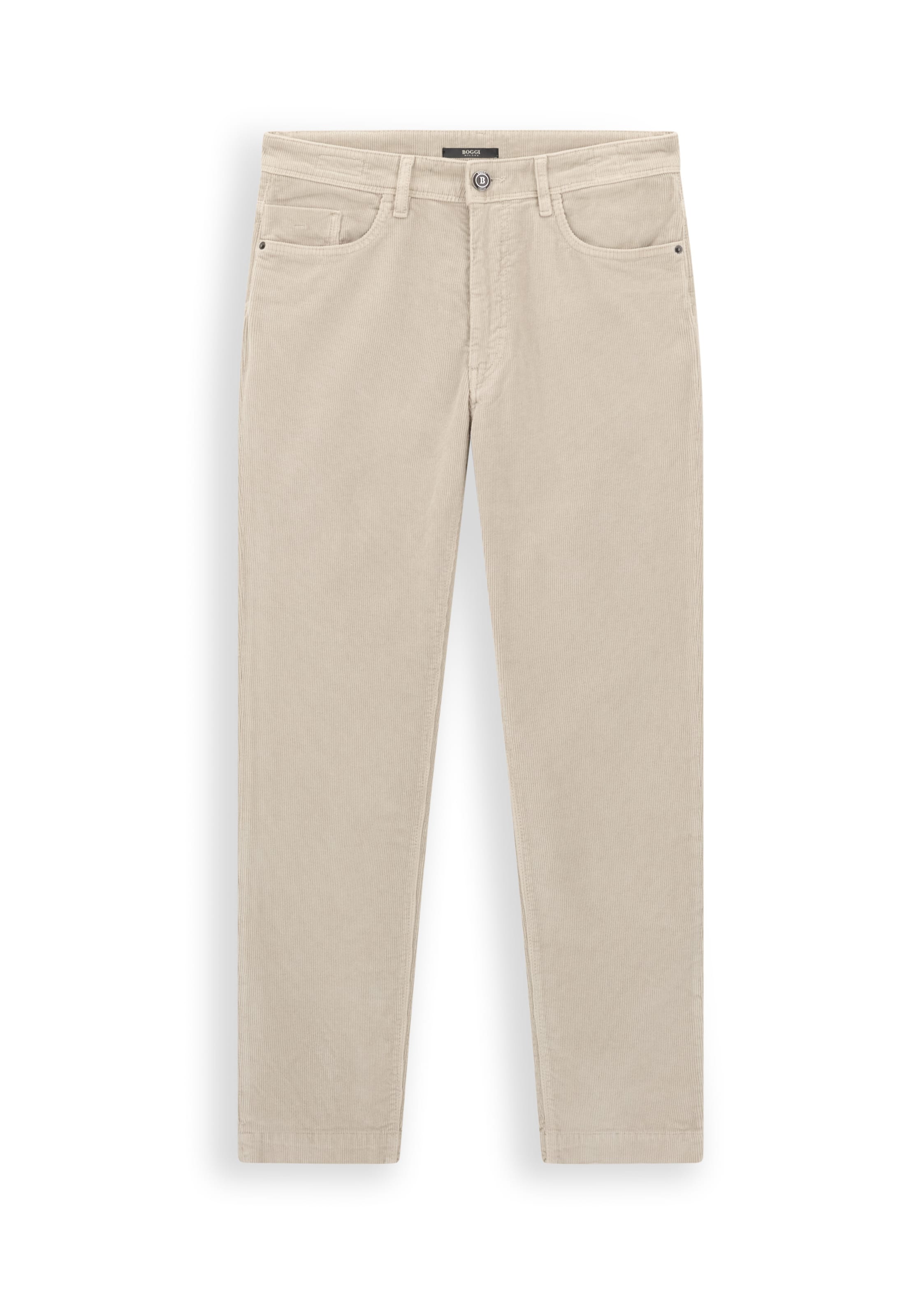 Boggi Milano Slim fit Jeans in Brown: front