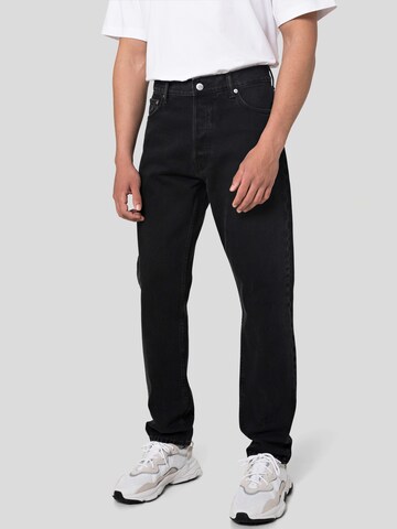 WEEKDAY Regular Jeans 'Barrel Pen Blue' in Black: front