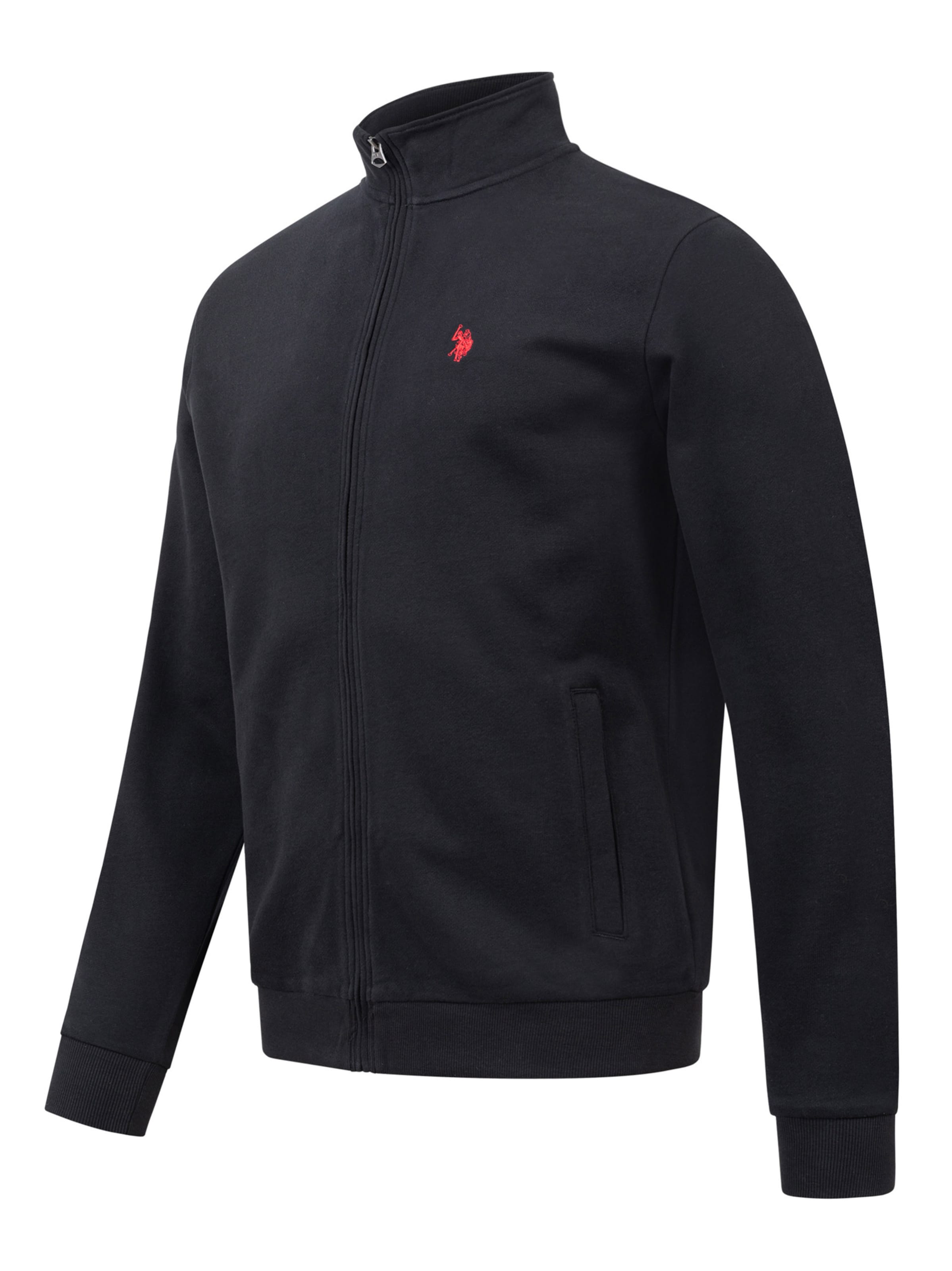 U.S. POLO ASSN. Sweatjacke in Schwarz
