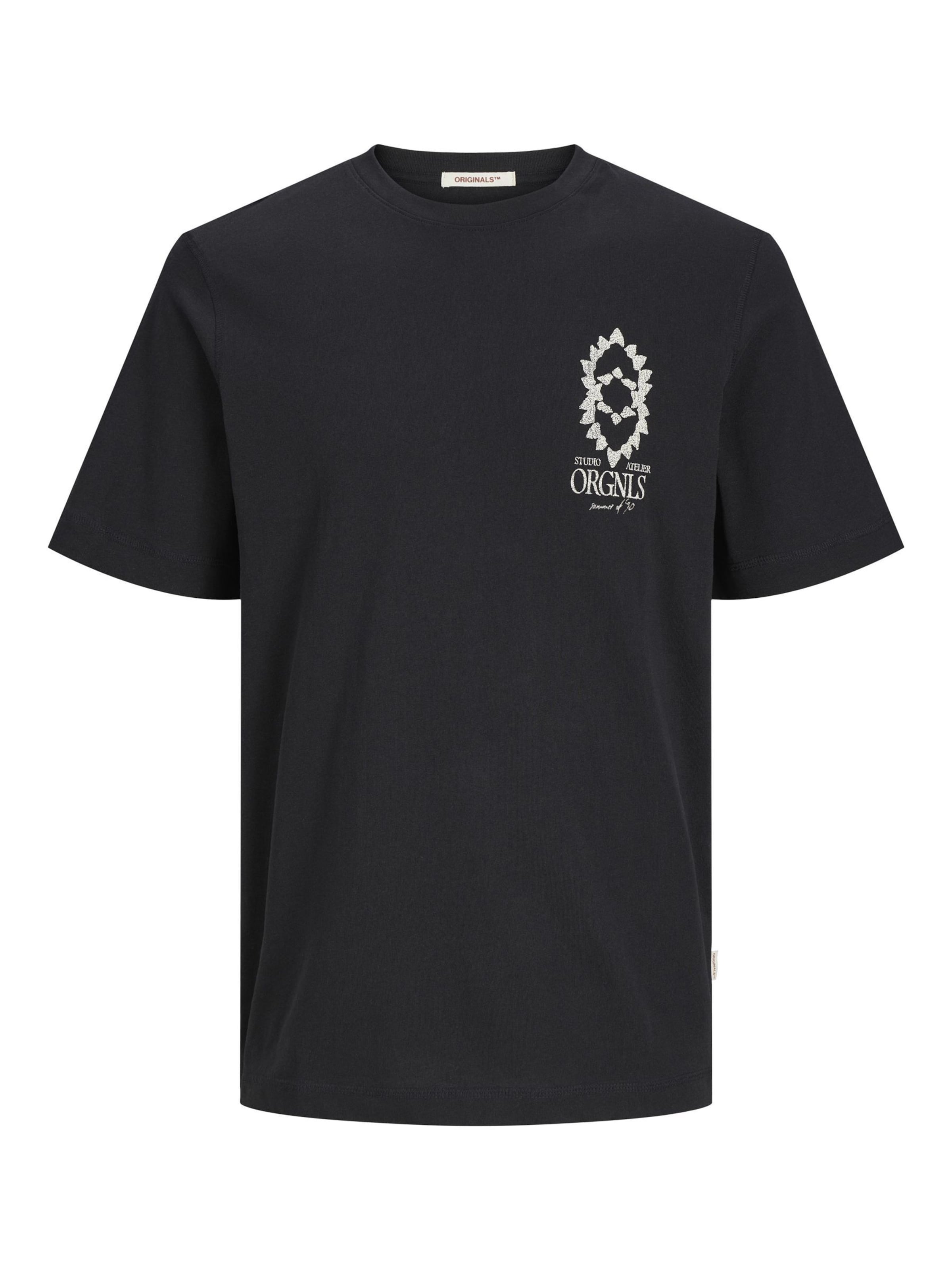 JACK & JONES Shirt 'JORNoto' in Zwart: voorkant