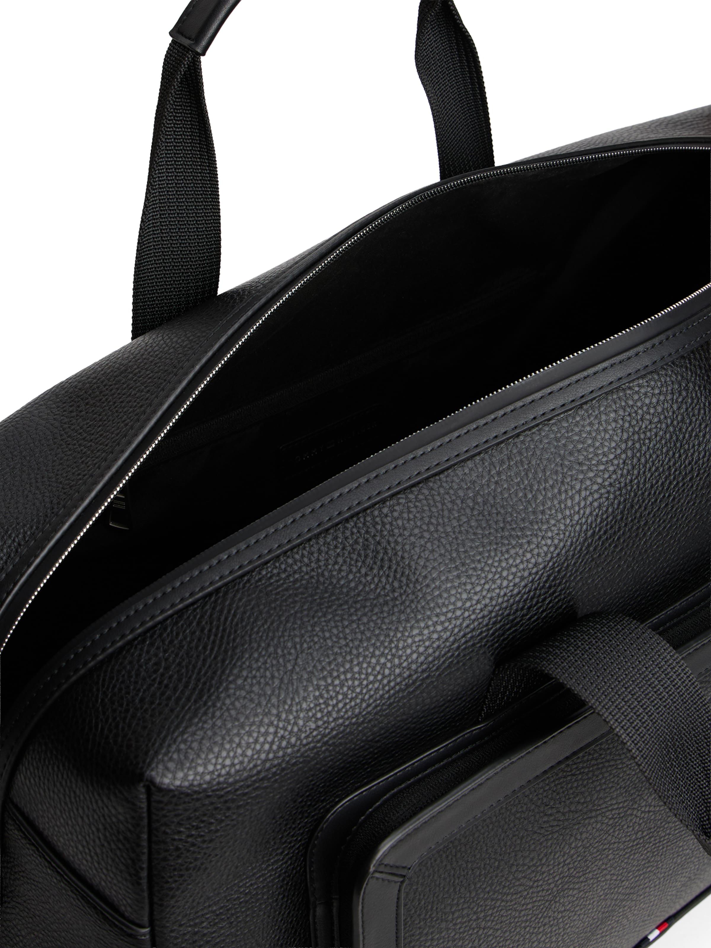 melns TOMMY HILFIGER Ceļojumu soma