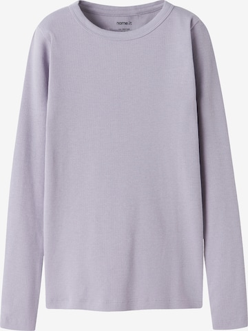 NAME IT Shirt in Lila: Vorderseite