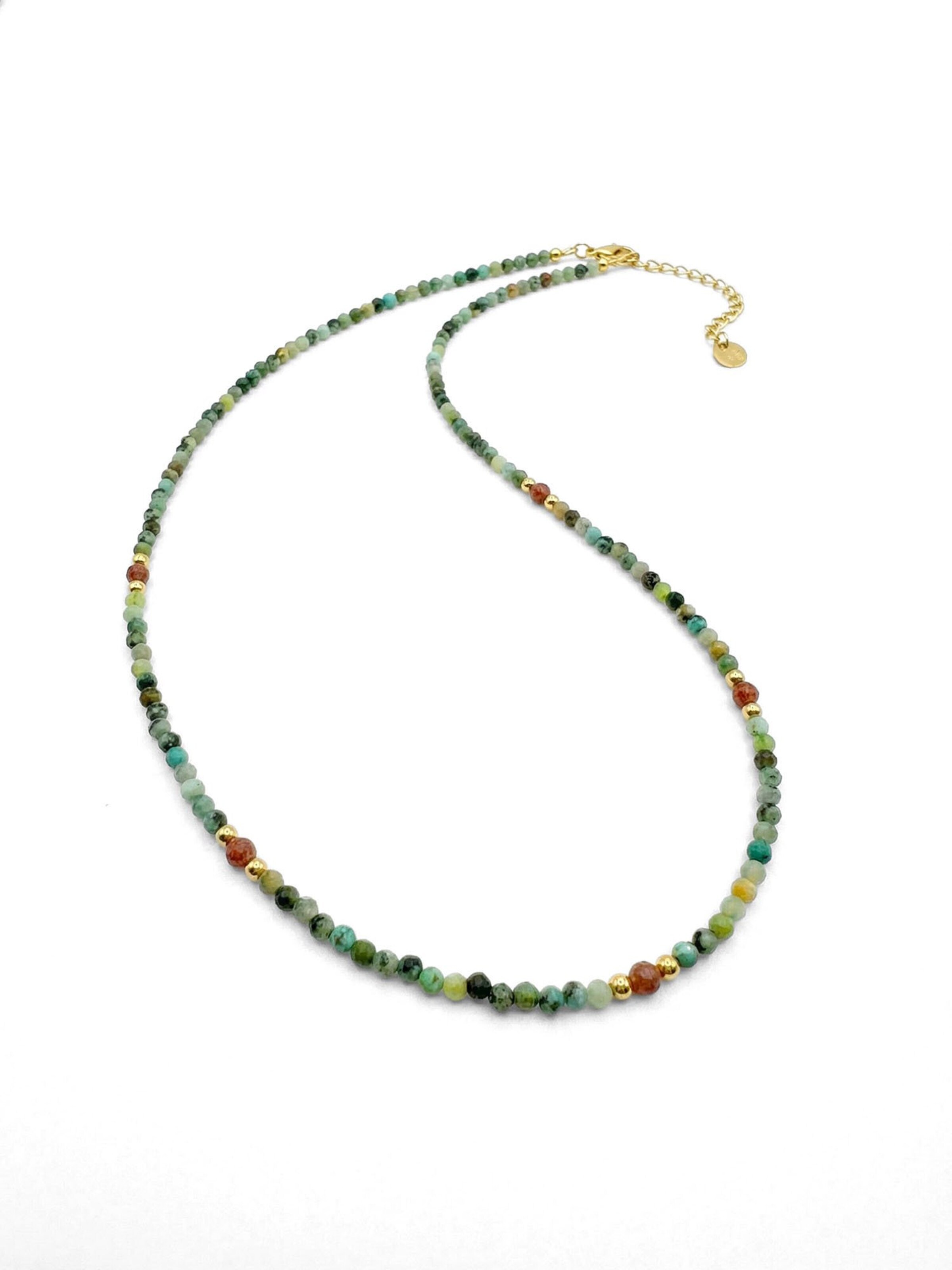 Nemomatheo Necklace 'Fernweh' in Green