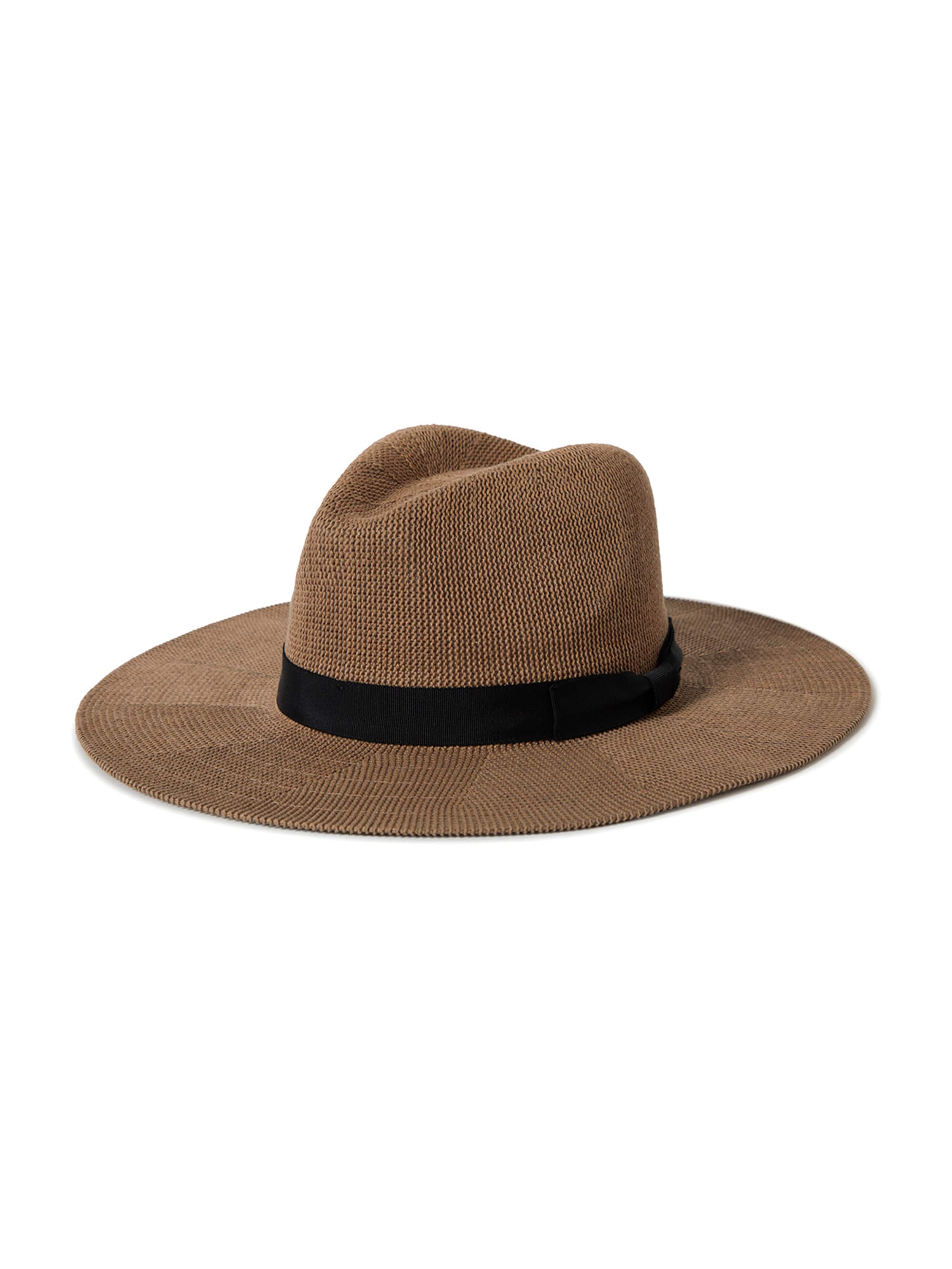 Brixton Hat 'LYONS' in Brown: front