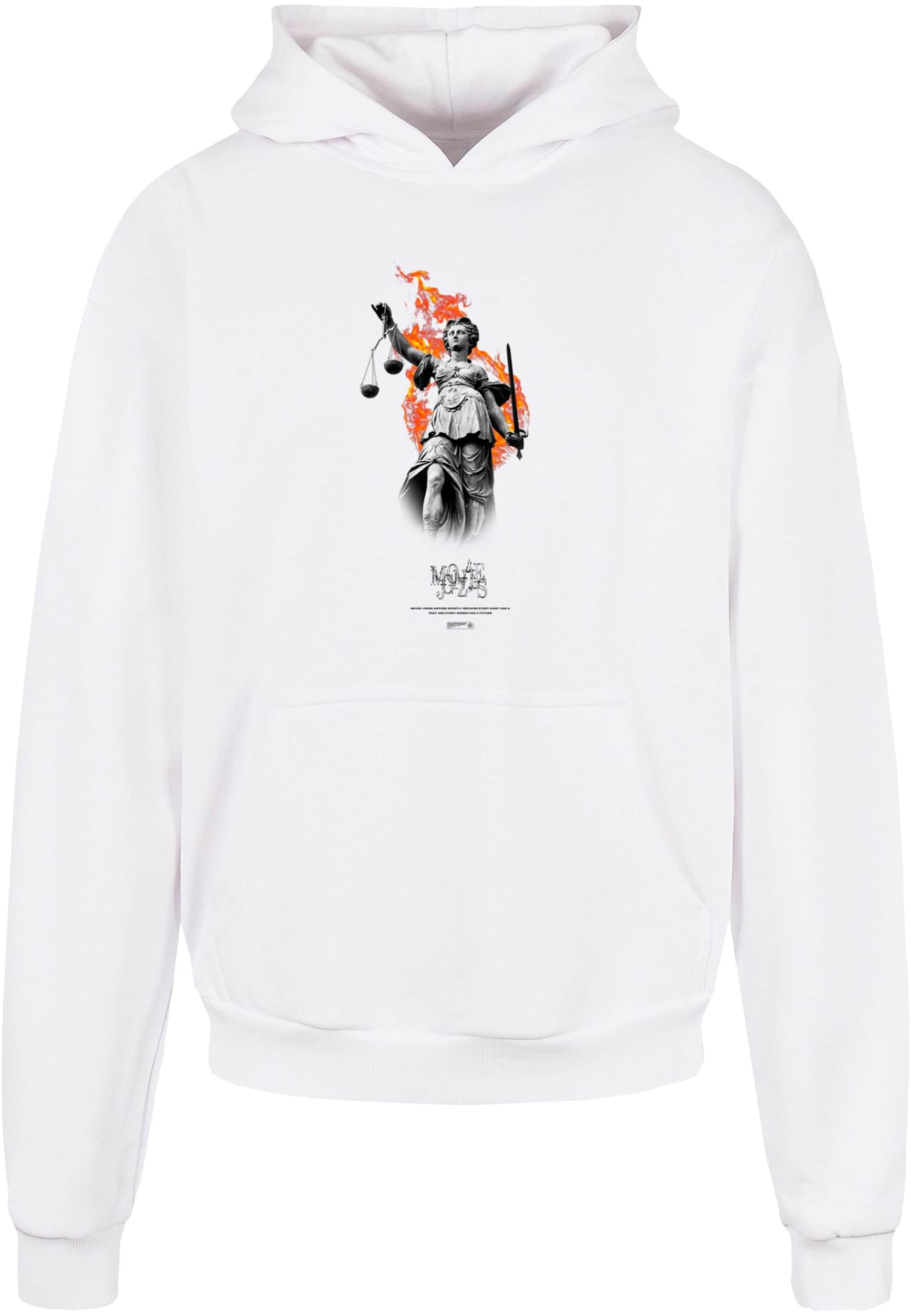 Sweat-shirt 'Justitia' MJ Gonzales en blanc : devant