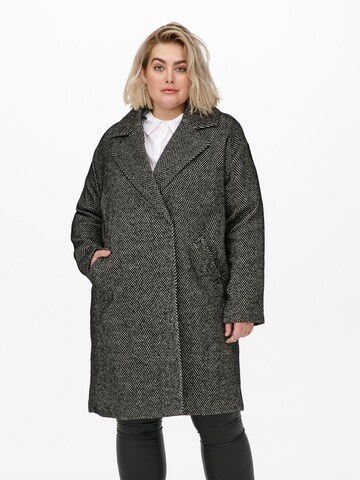 ONLY Carmakoma Between-Seasons Coat 'Sofia' in Black: front