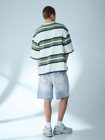 Bershka Baggy Дънки в синьо