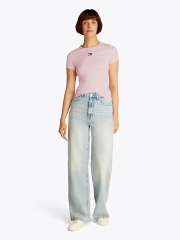 Maglietta di Tommy Jeans in rosa