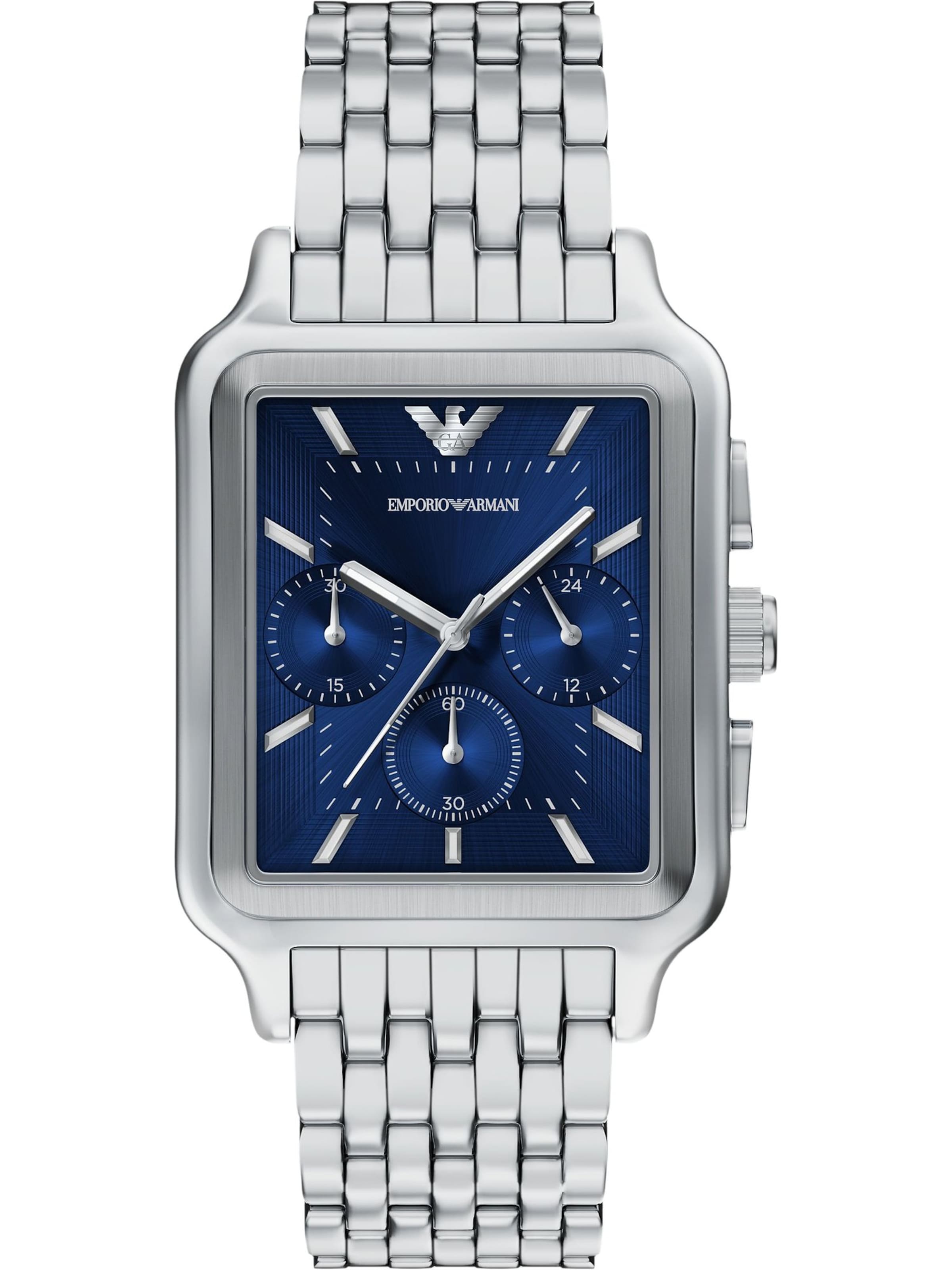 Emporio Armani Analoguhr in Blau: Vorderseite