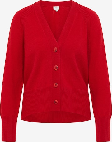 ETERNA Knit cardigan in Red: front